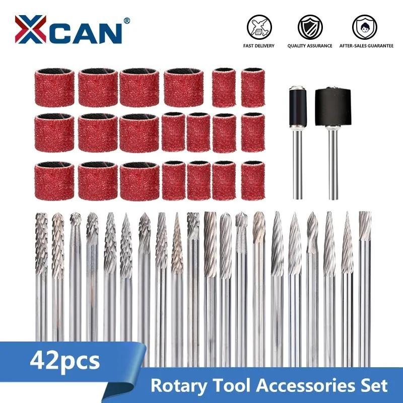 XCAN   ŰƮ 42pcs  巳,  , źȭ  帱 Ʈ и Ʈ Dremel Ÿ   